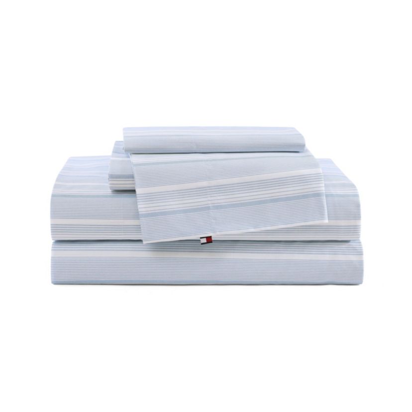 Sailing Stripe Cotton Sheet Set