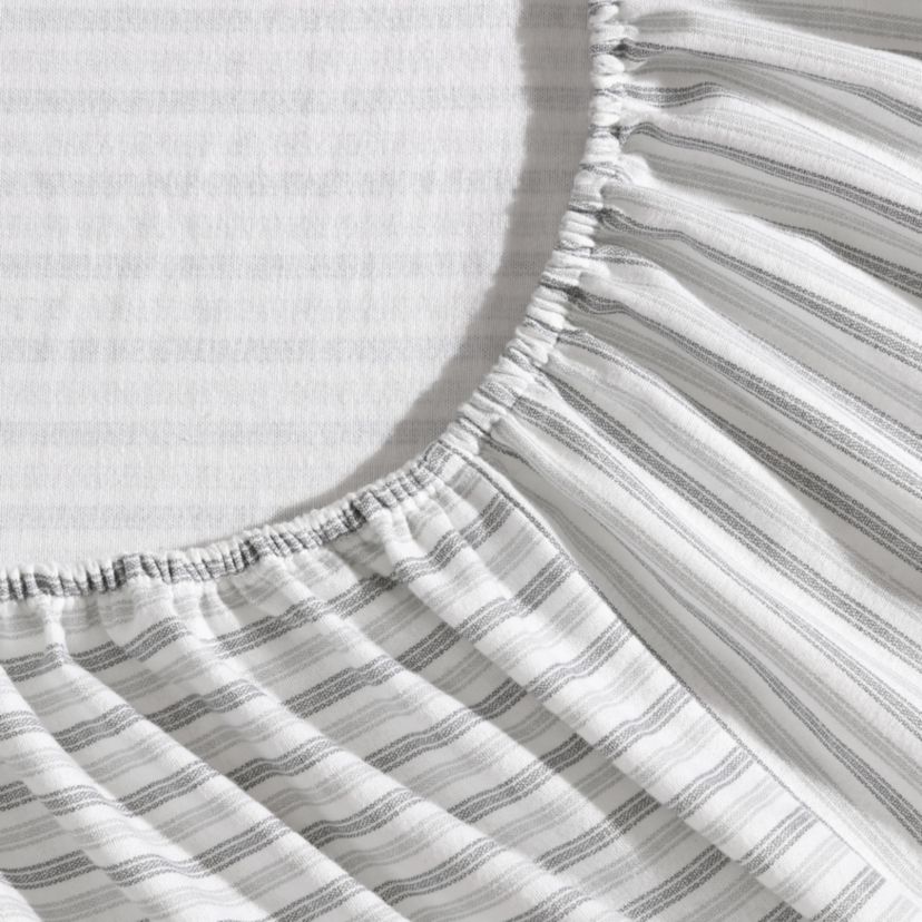 Ticking Stripe Cotton Sheet Set
