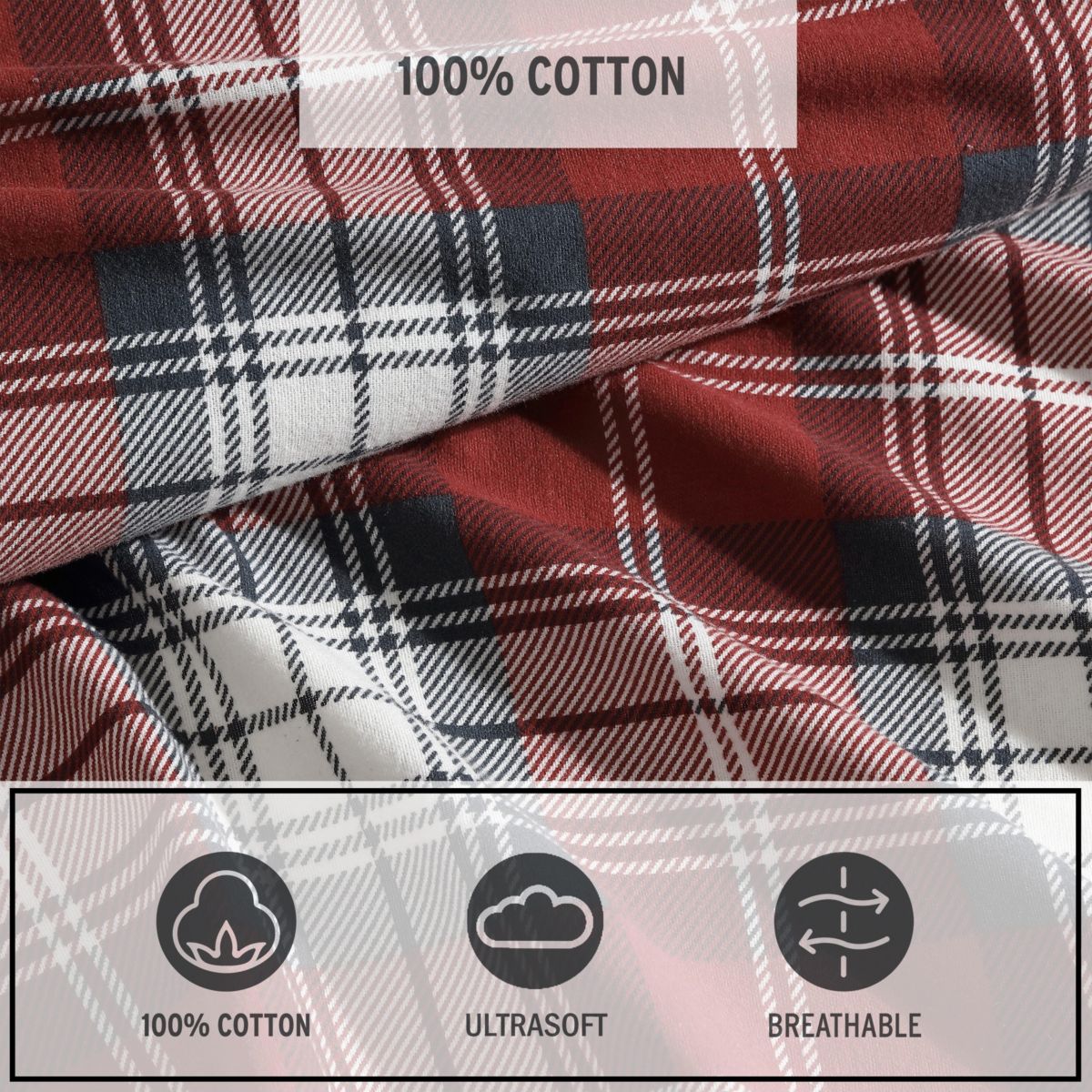 Heartland Plaid Cotton Sheet Set