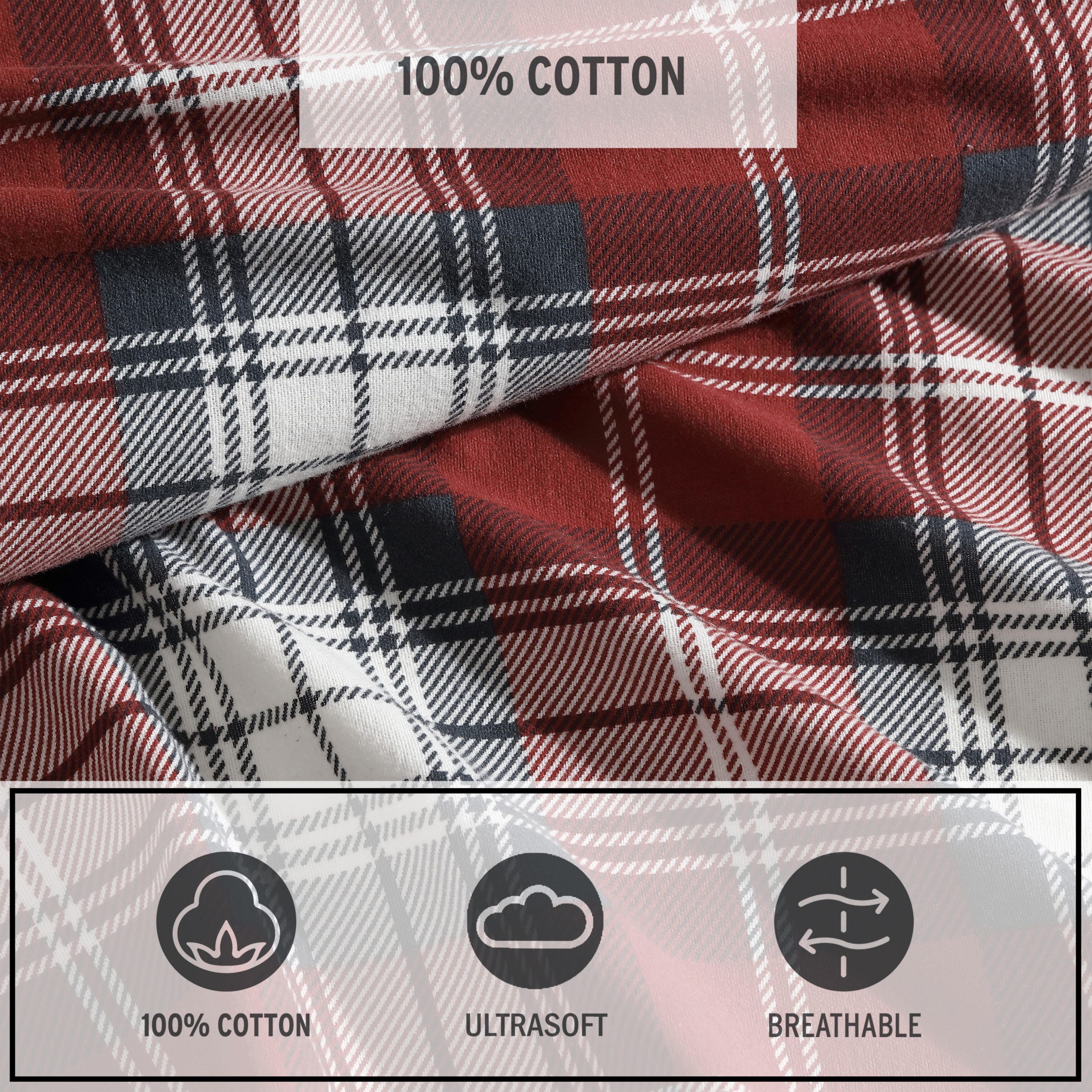 Heartland Plaid Cotton Sheet Set