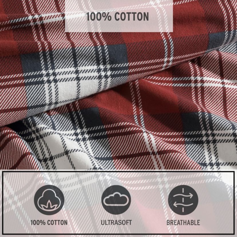 Heartland Plaid Cotton Sheet Set