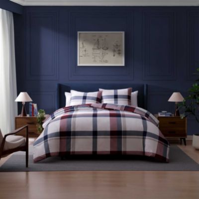 Tommy Hilfiger Prospect Park Plaid Cotton Duvet Set, King