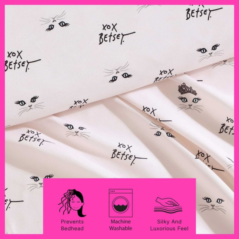 XOX Bling Kitty Microfiber Sheet Set