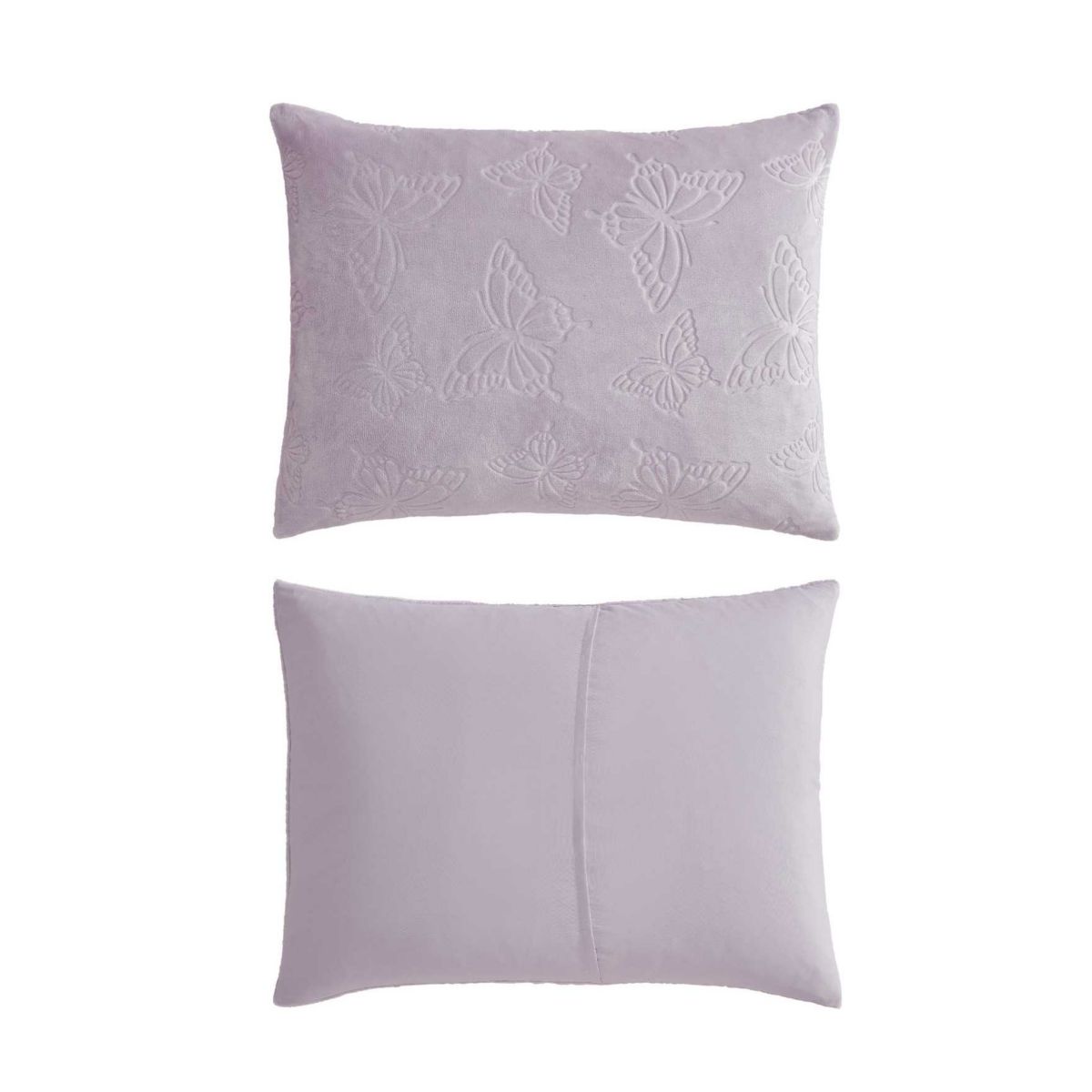 Butterfly Embossed Microfiber Comforter Set