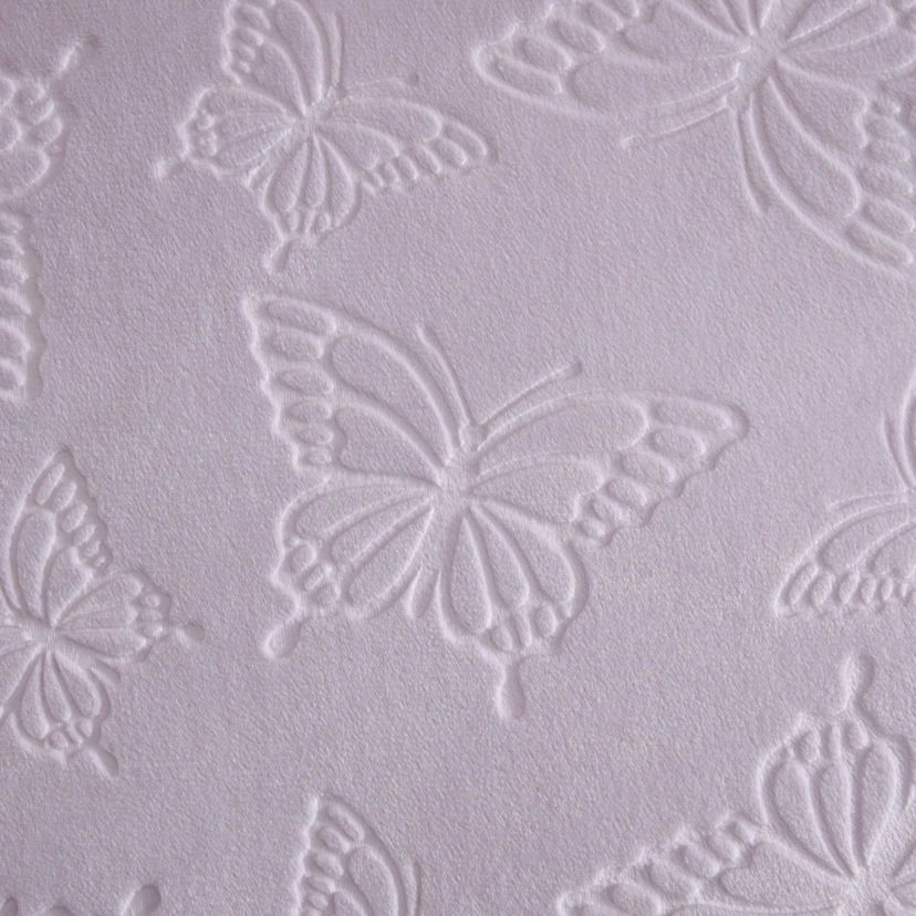 Butterfly Embossed Microfiber Comforter Set