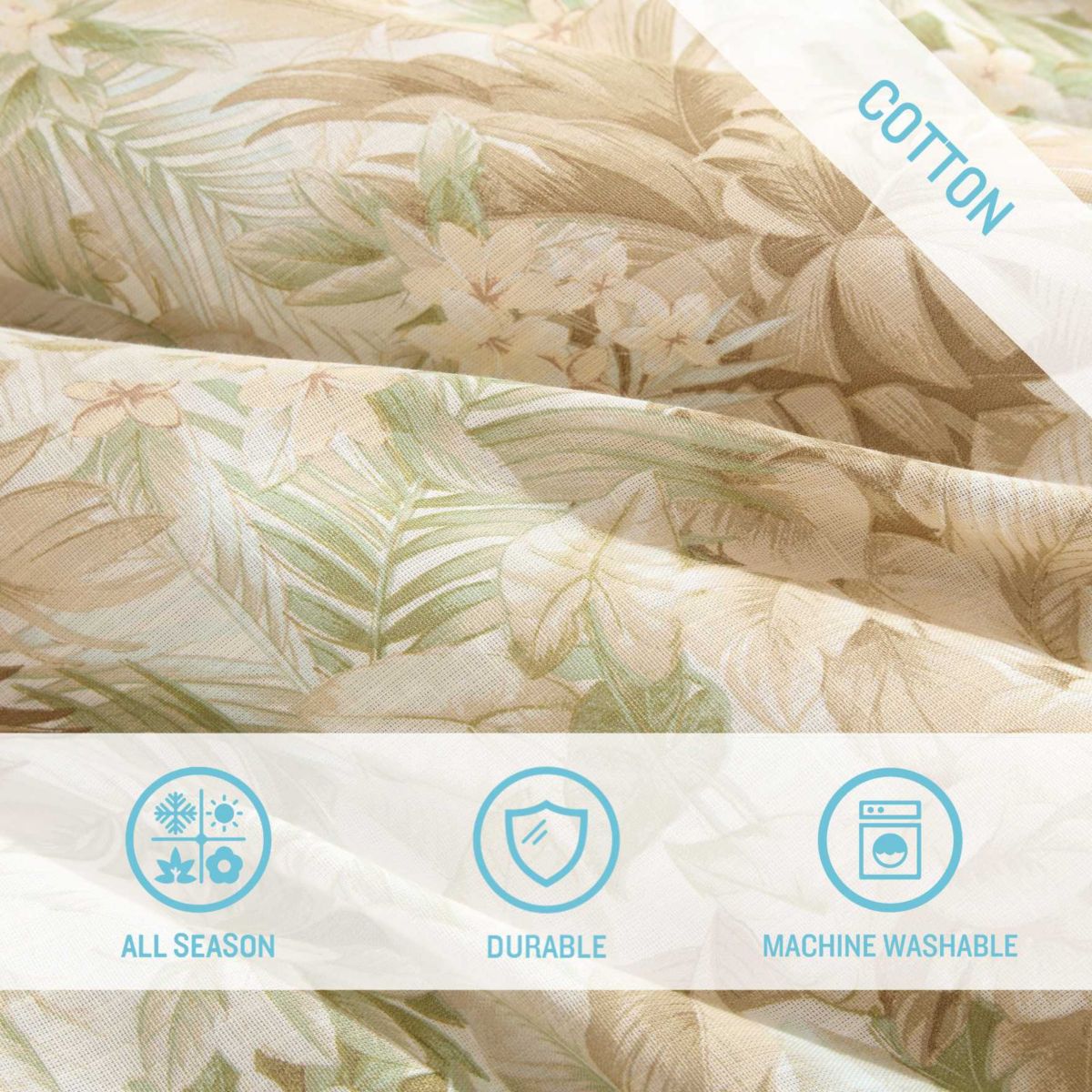 Palm Paradise Cotton Comforter Set