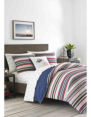Eddie Bauer Brewster Stripe Duvet Cover Set Belk