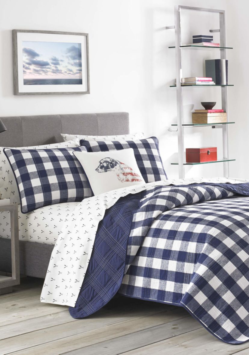 Lakehouse Plaid Cotton Quilt Sets