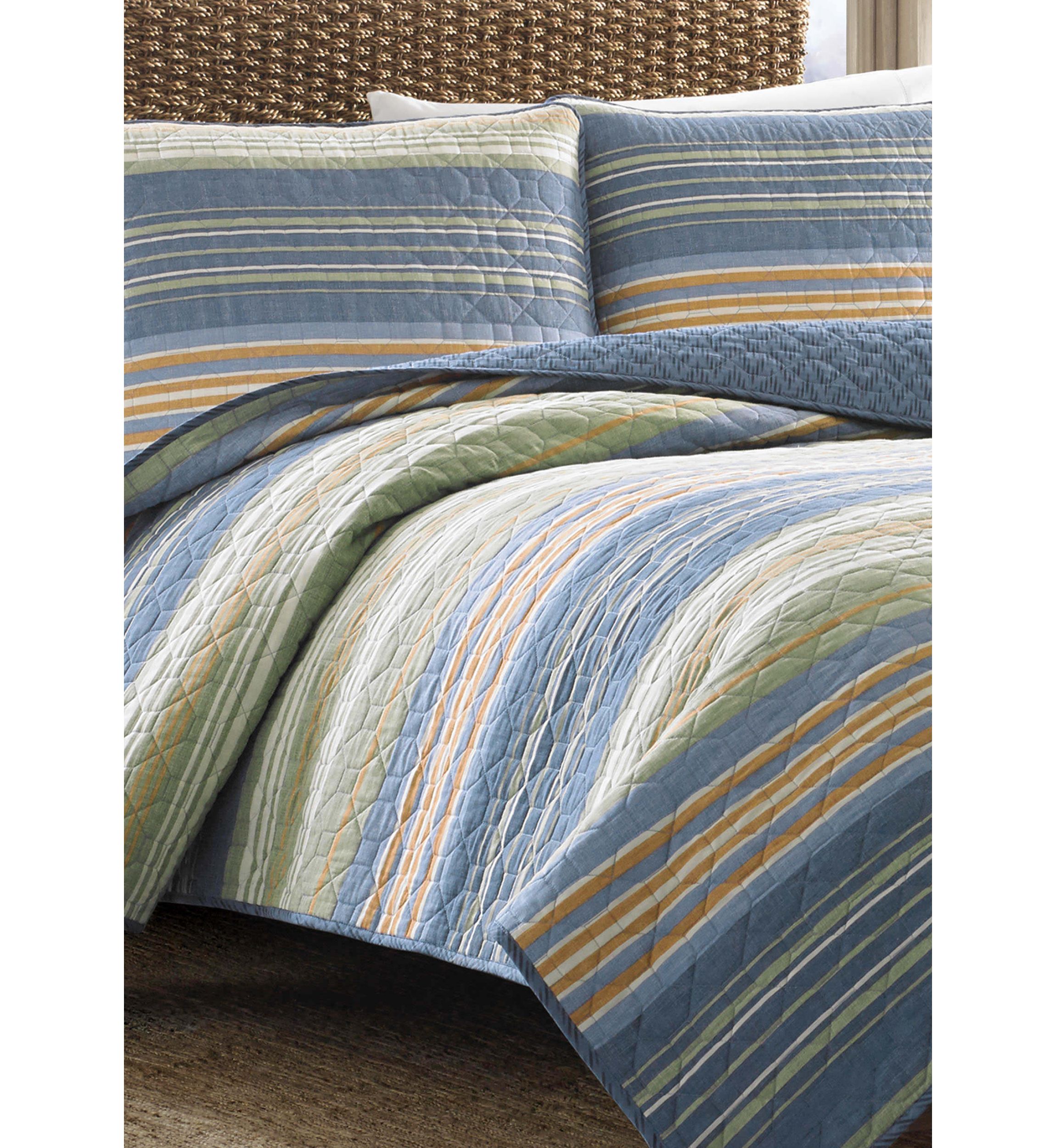 Yakima Valley Stripe Cotton Quilt Set