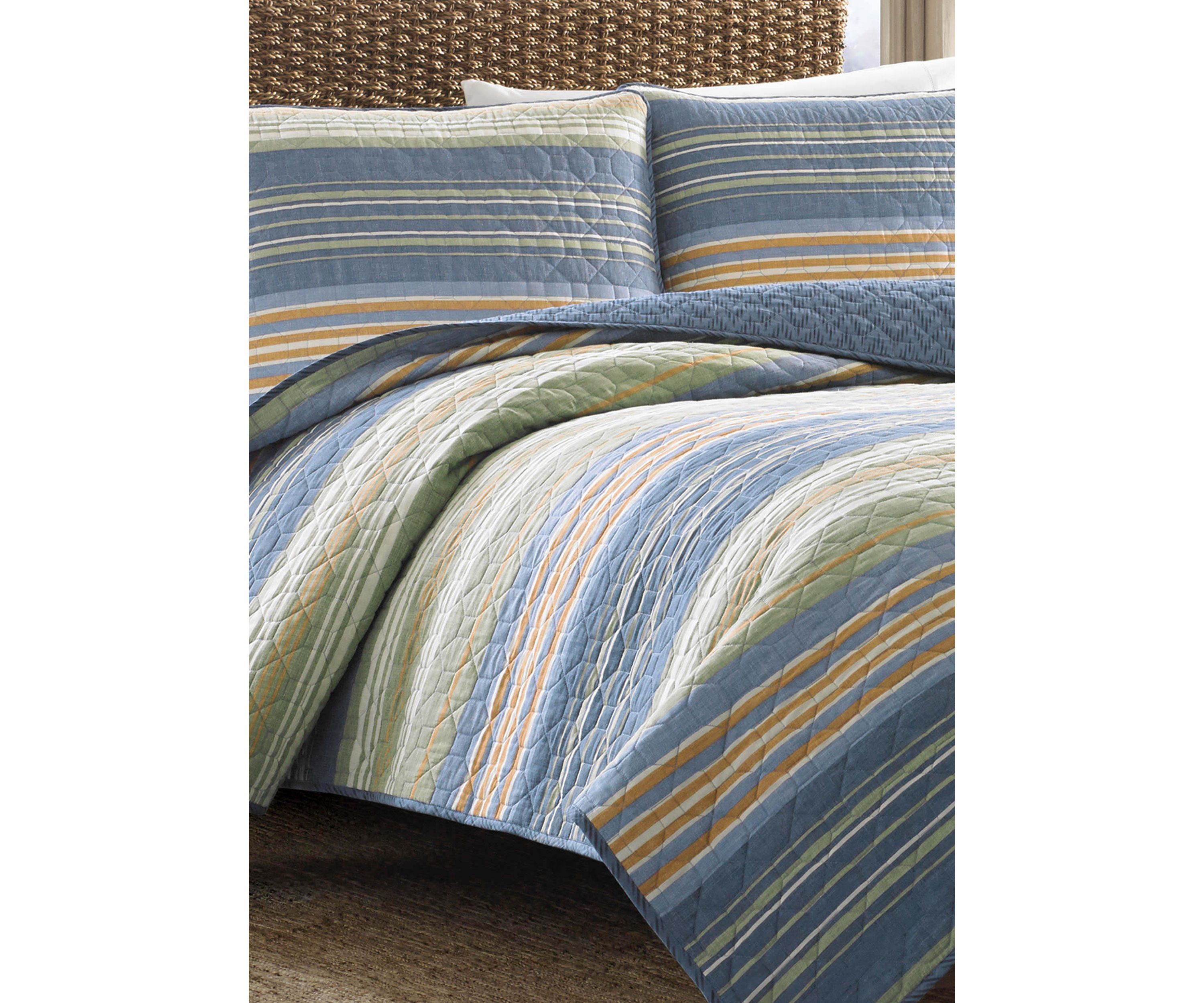 Yakima Valley Stripe Cotton Quilt Set