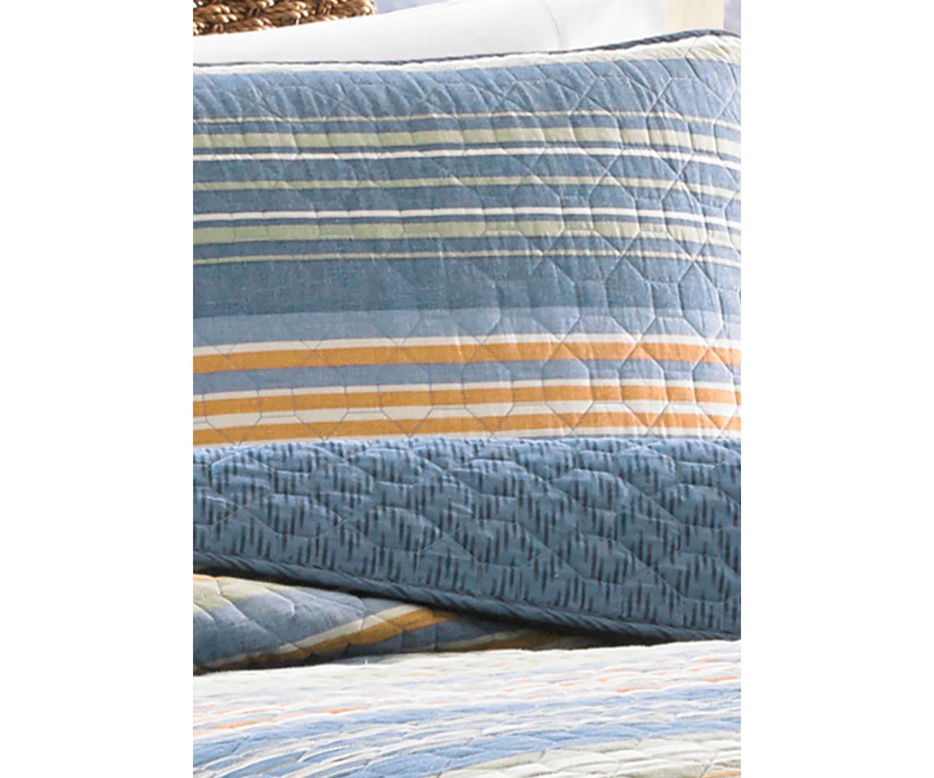 Yakima Valley Stripe Cotton Quilt Set