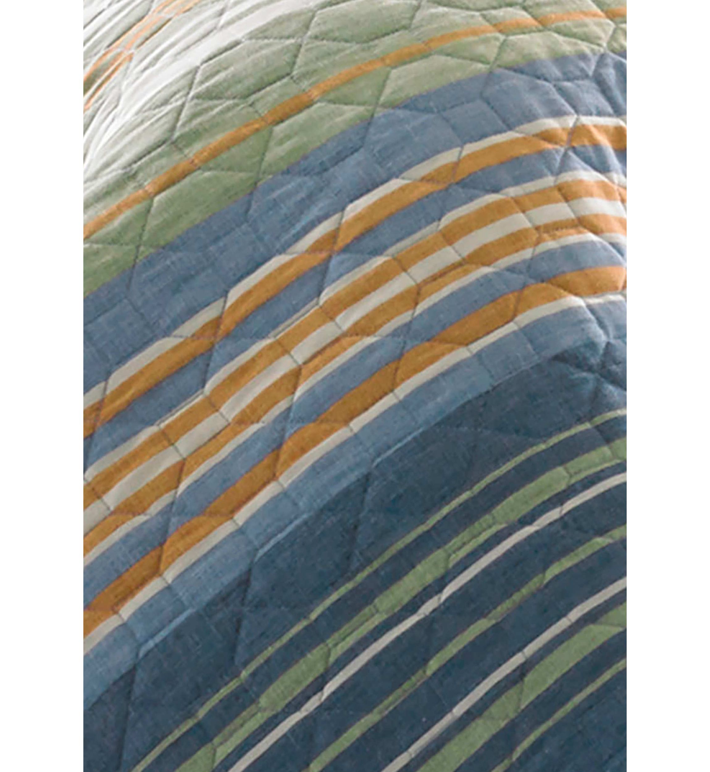 Yakima Valley Stripe Cotton Quilt Set