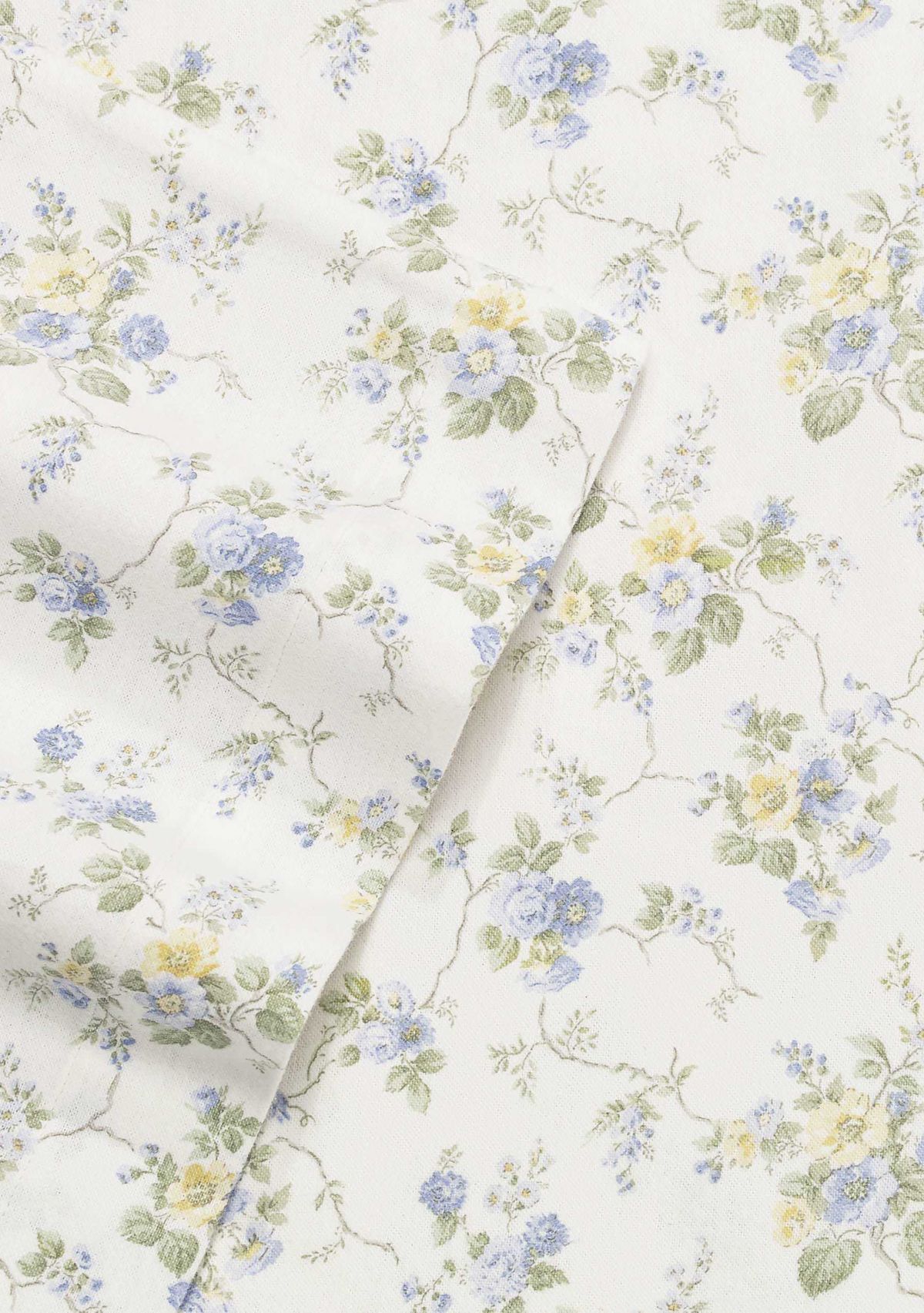 Le Fleur 4-Piece Floral Flannel Sheet Set