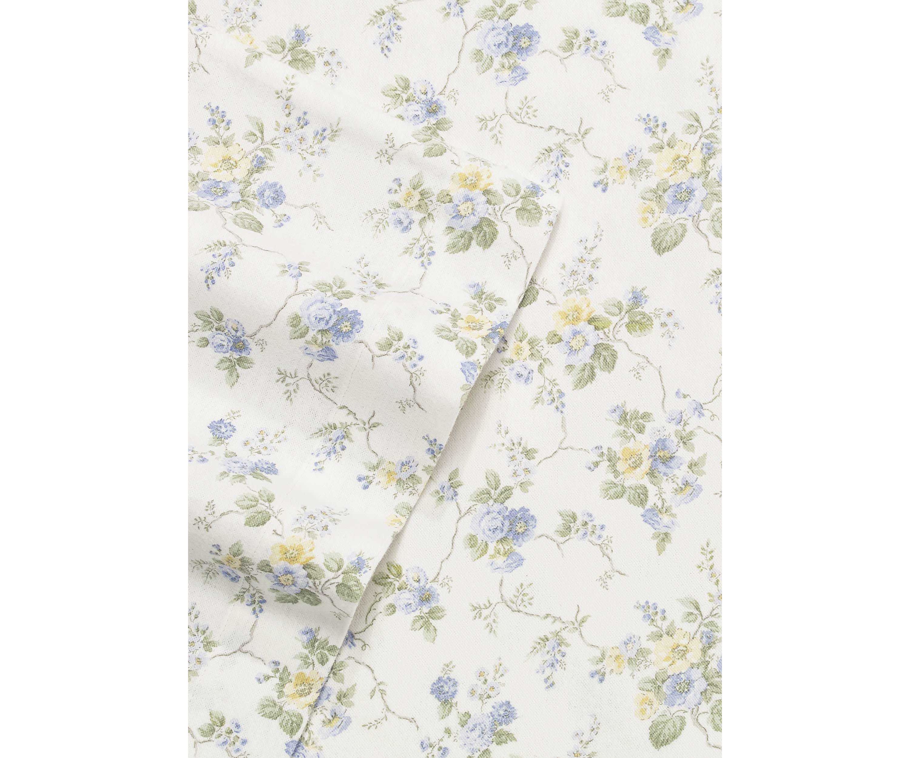 Le Fleur 4-Piece Floral Flannel Sheet Set