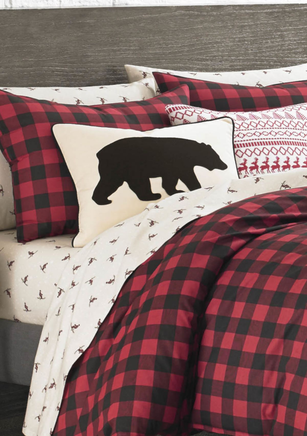 Mountain Plaid Comforter Sham Set