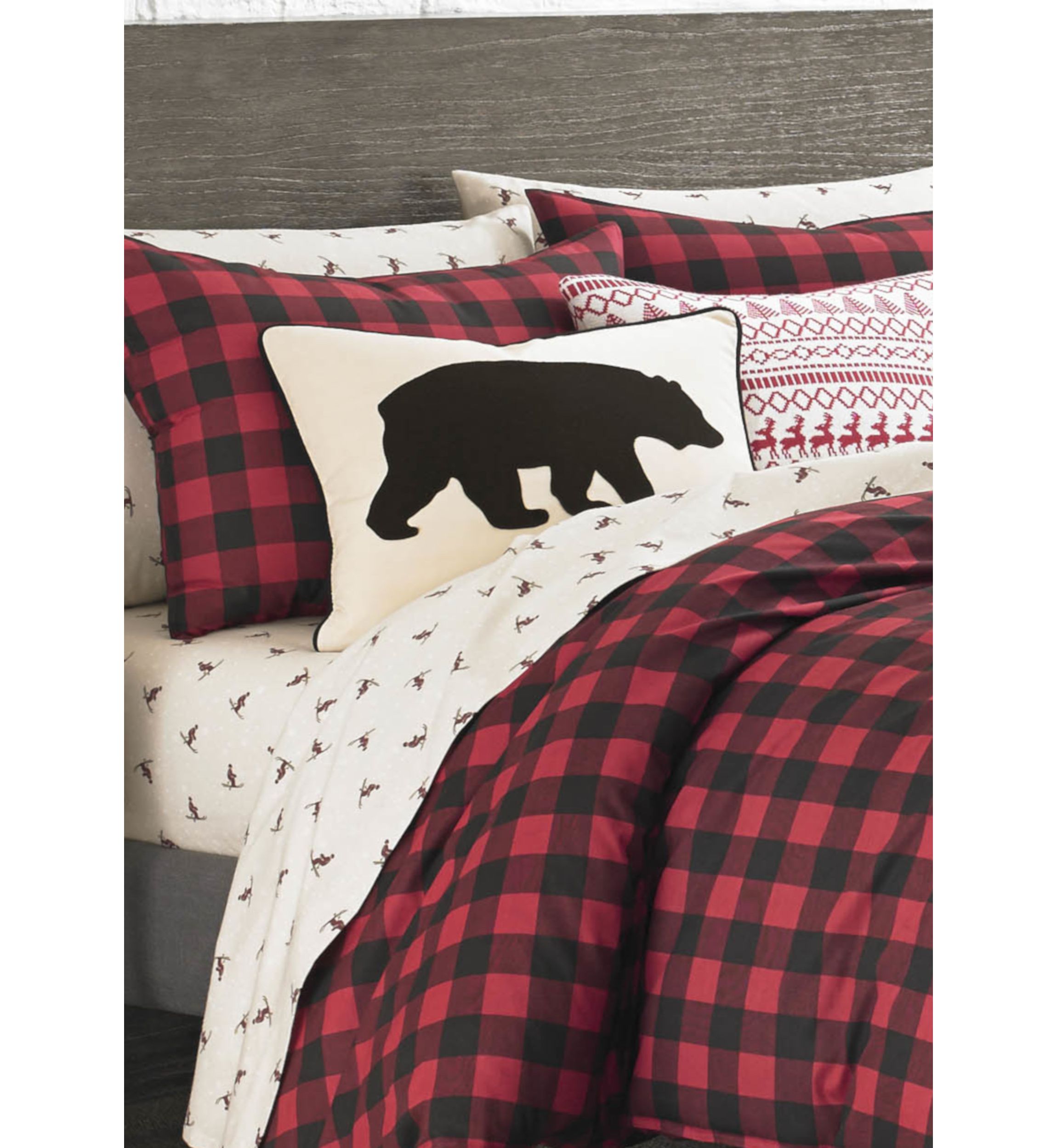 Mountain Plaid Comforter Sham Set