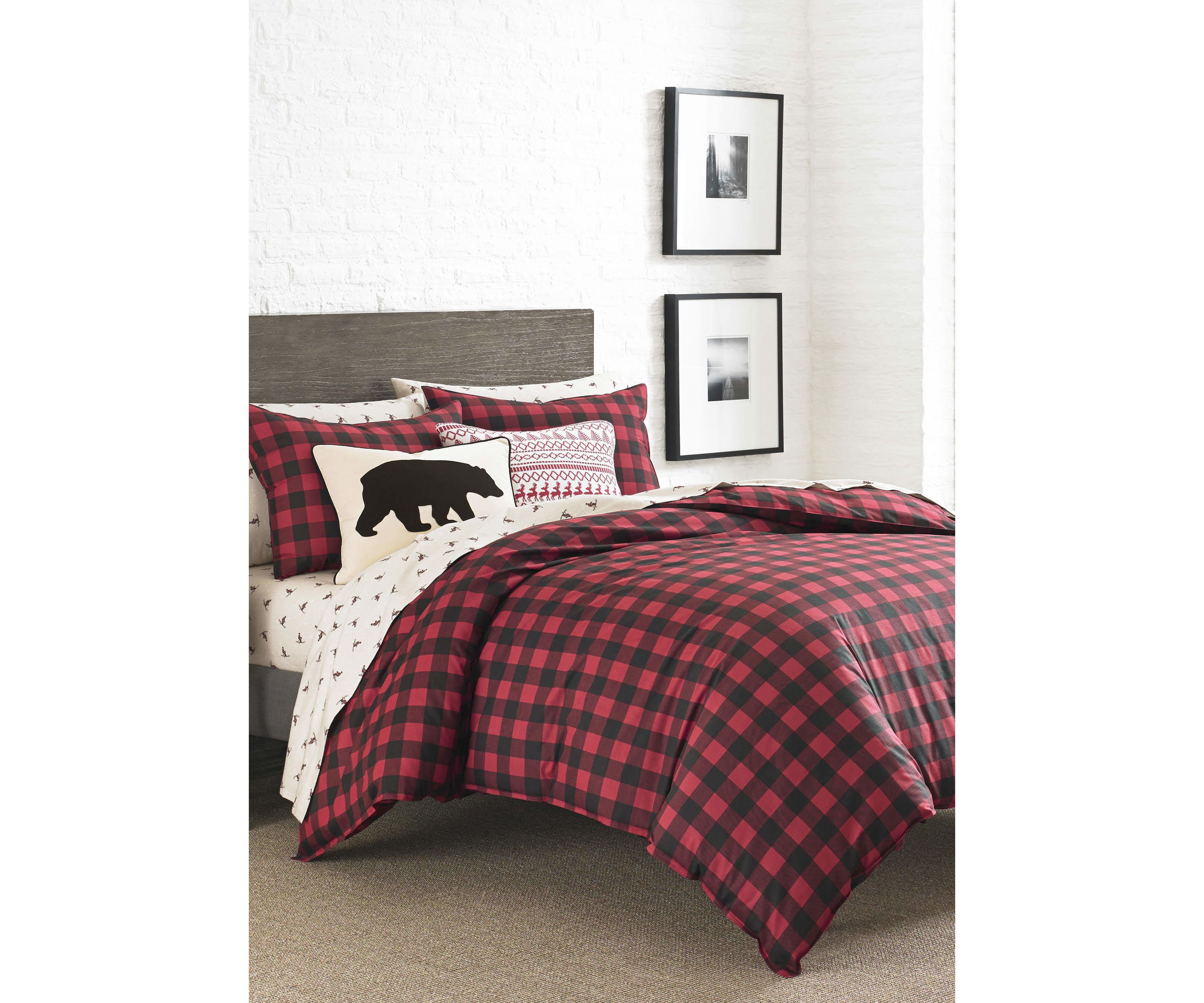 Mountain Plaid Duvet Cover Set