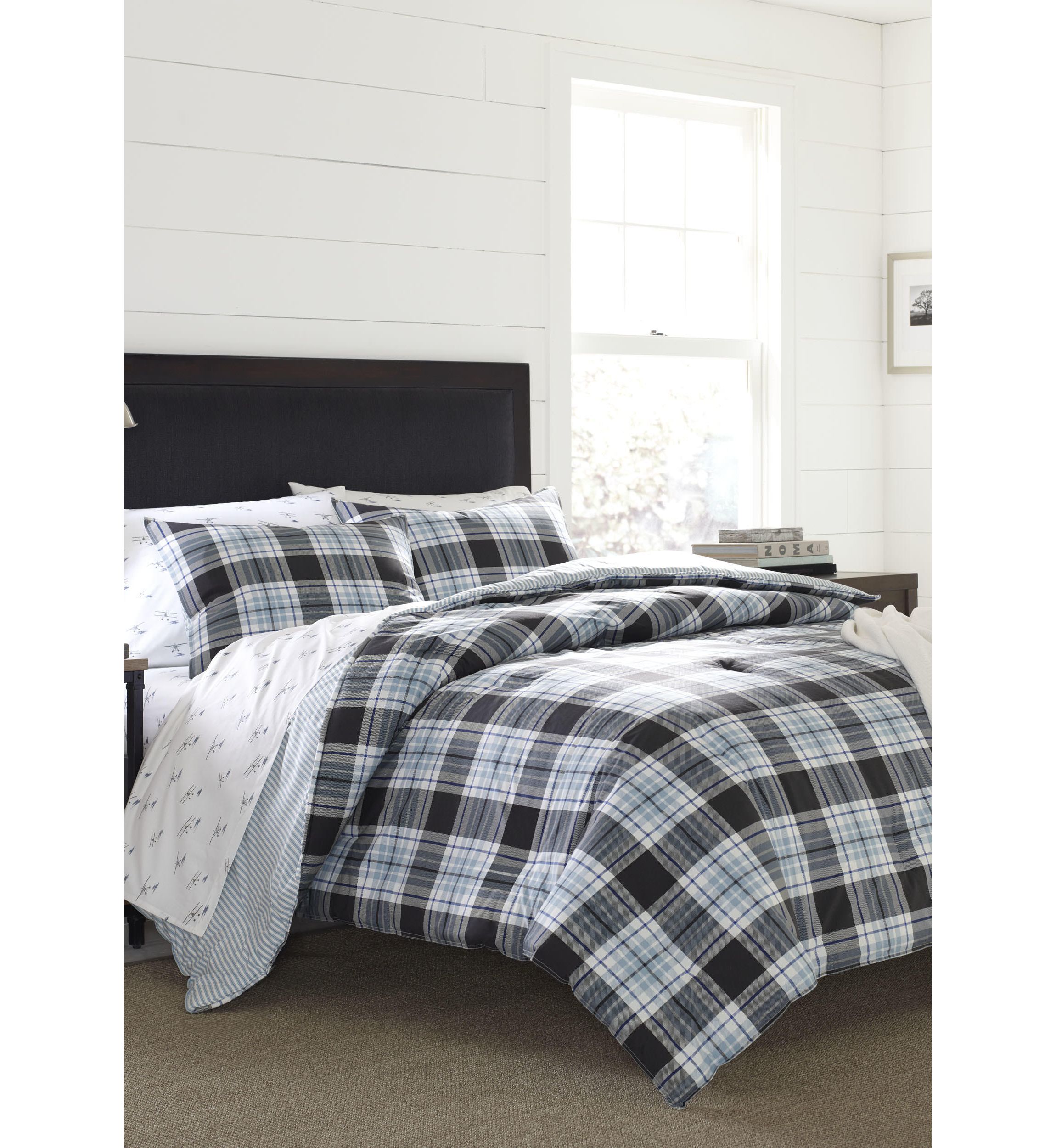 Lewis Plaid Comforter Sham Set