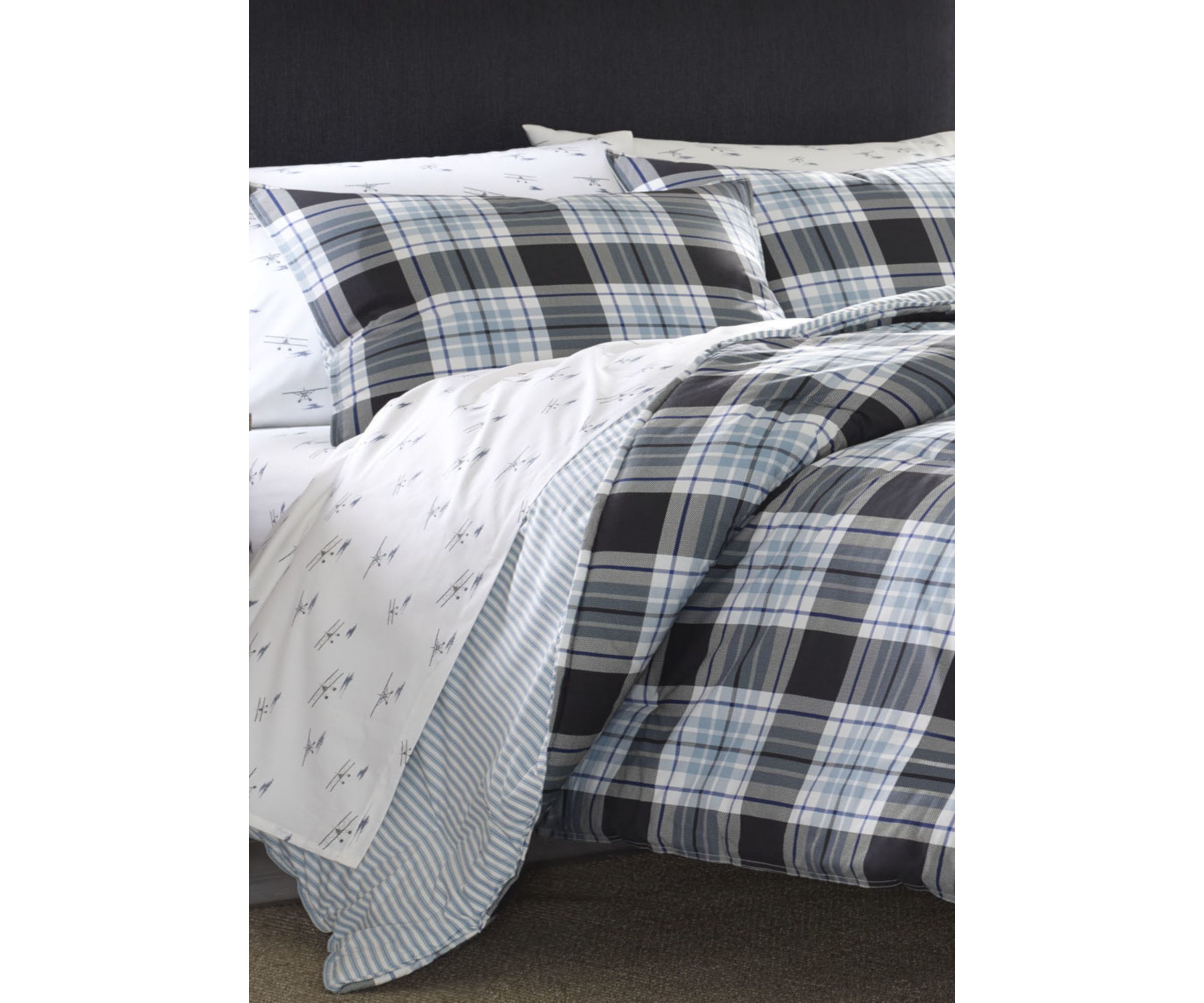 Lewis Plaid Duvet Cover Set