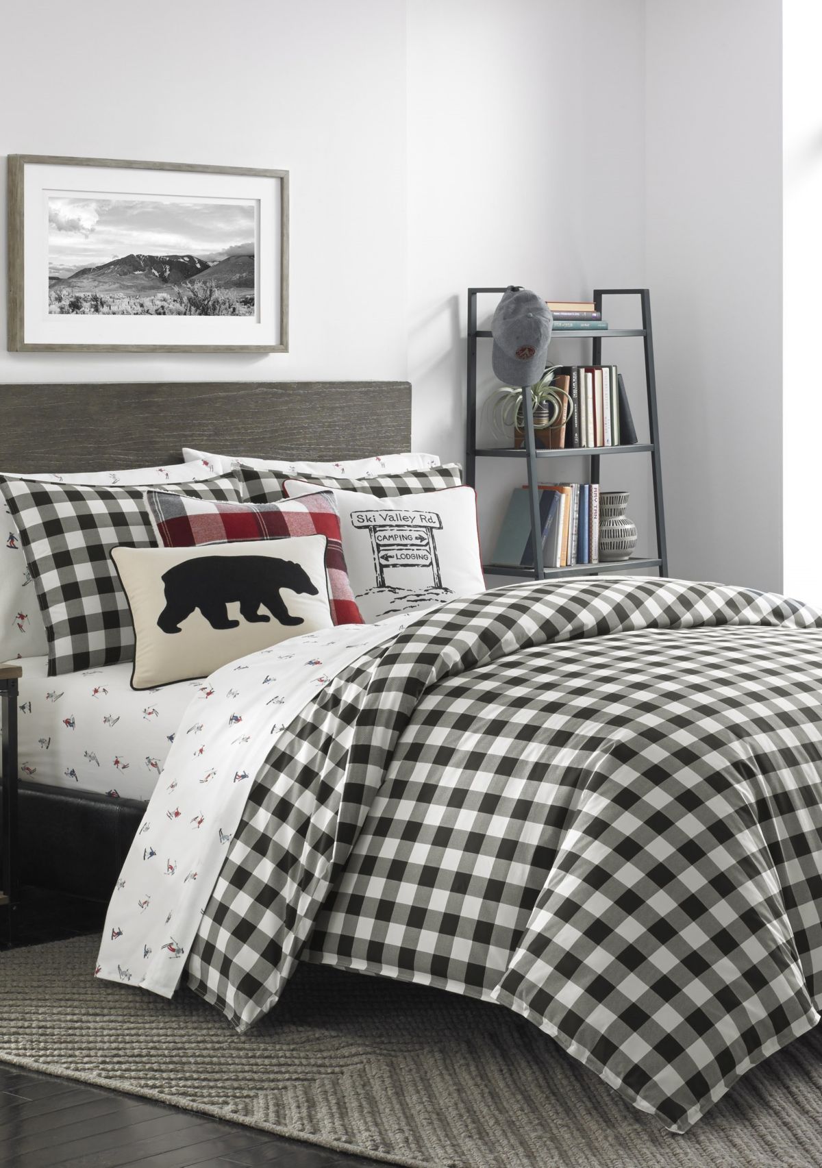 Mountain Plaid Comforter Sham Set
