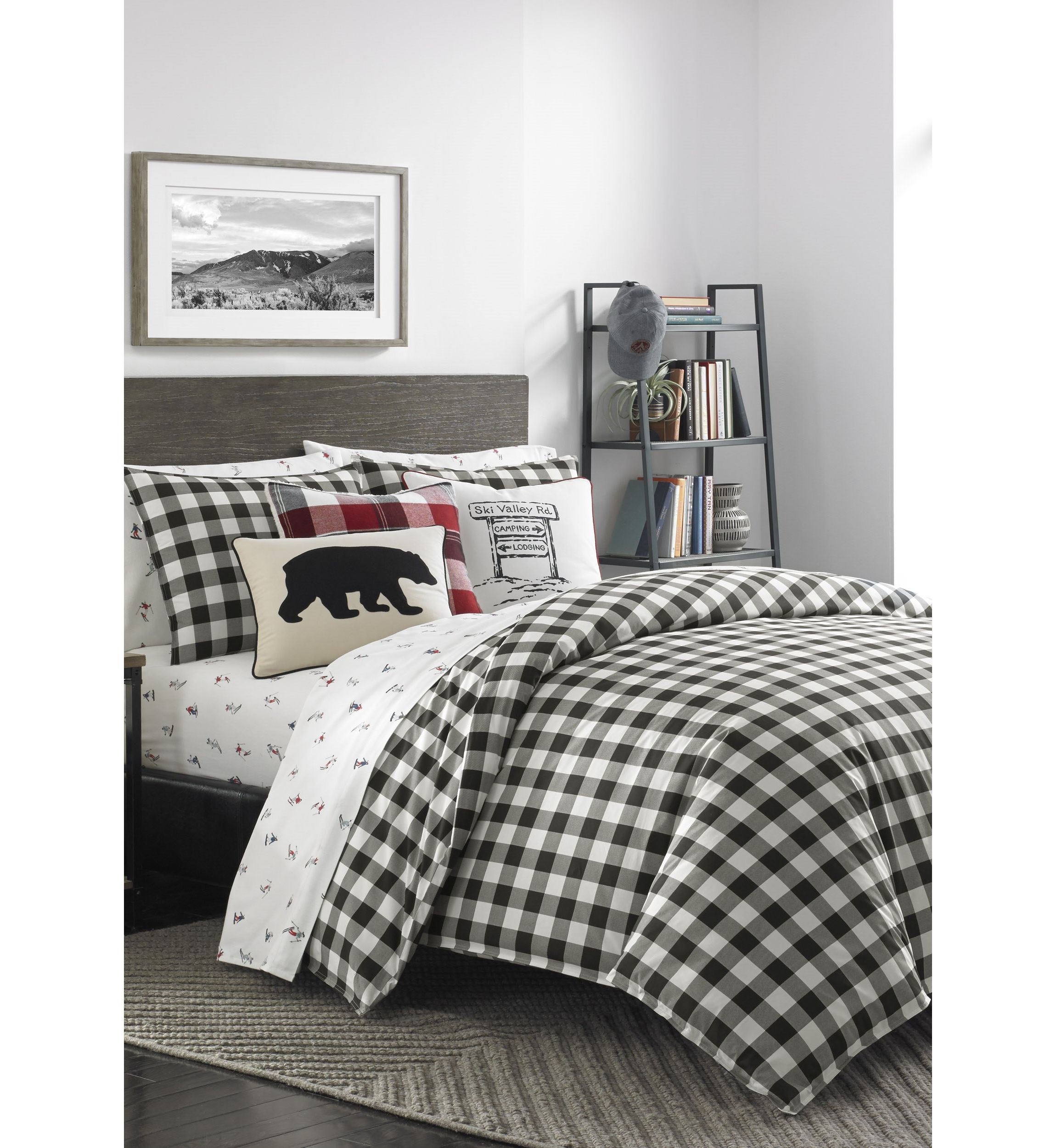 Mountain Plaid Comforter Sham Set