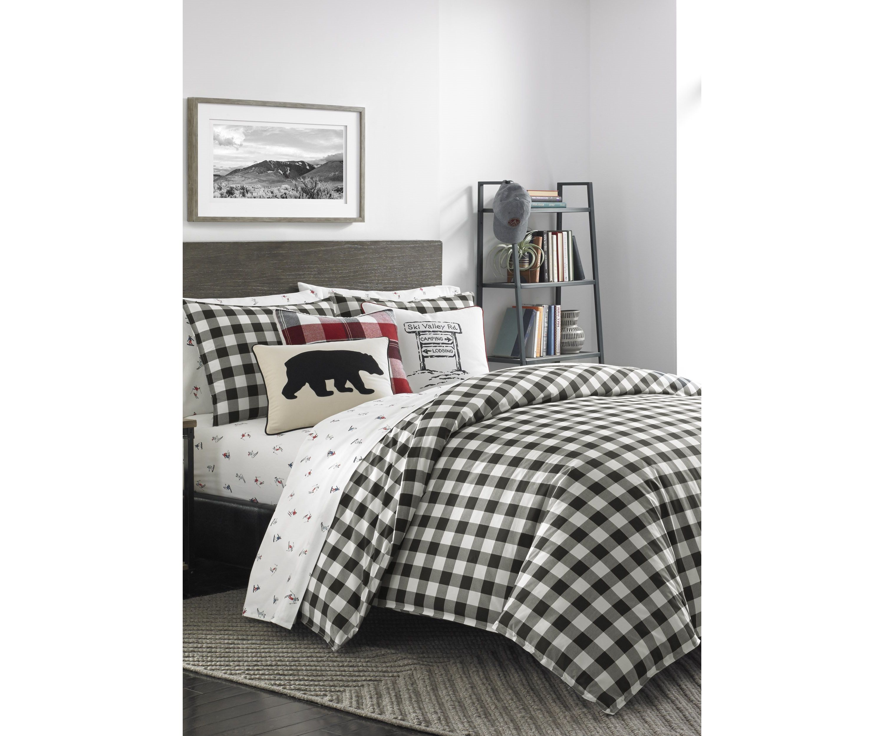 Mountain Plaid Comforter Sham Set