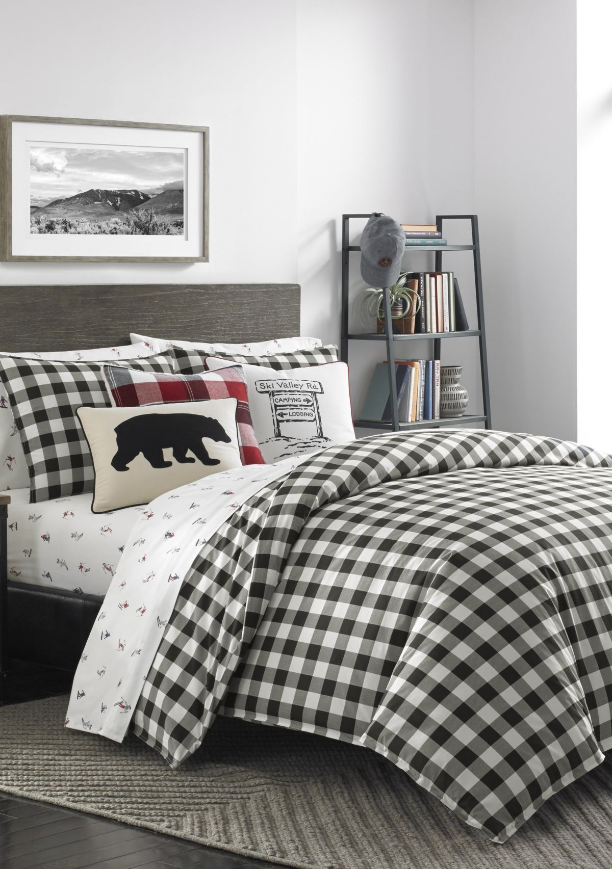 Mountain Plaid Plaid Duvet Cover Set