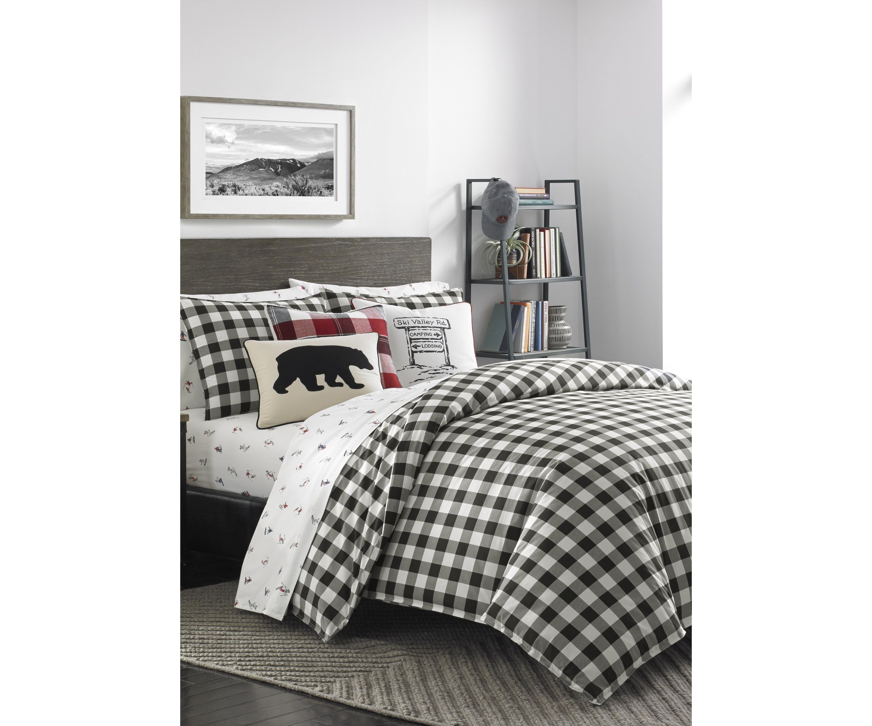 Mountain Plaid Plaid Duvet Cover Set