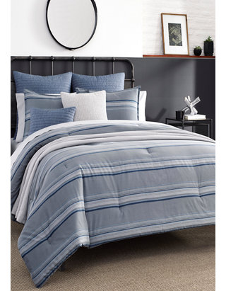 Nautica Eastbury Gray Cotton Comforter, Nautica Bed Sheets King