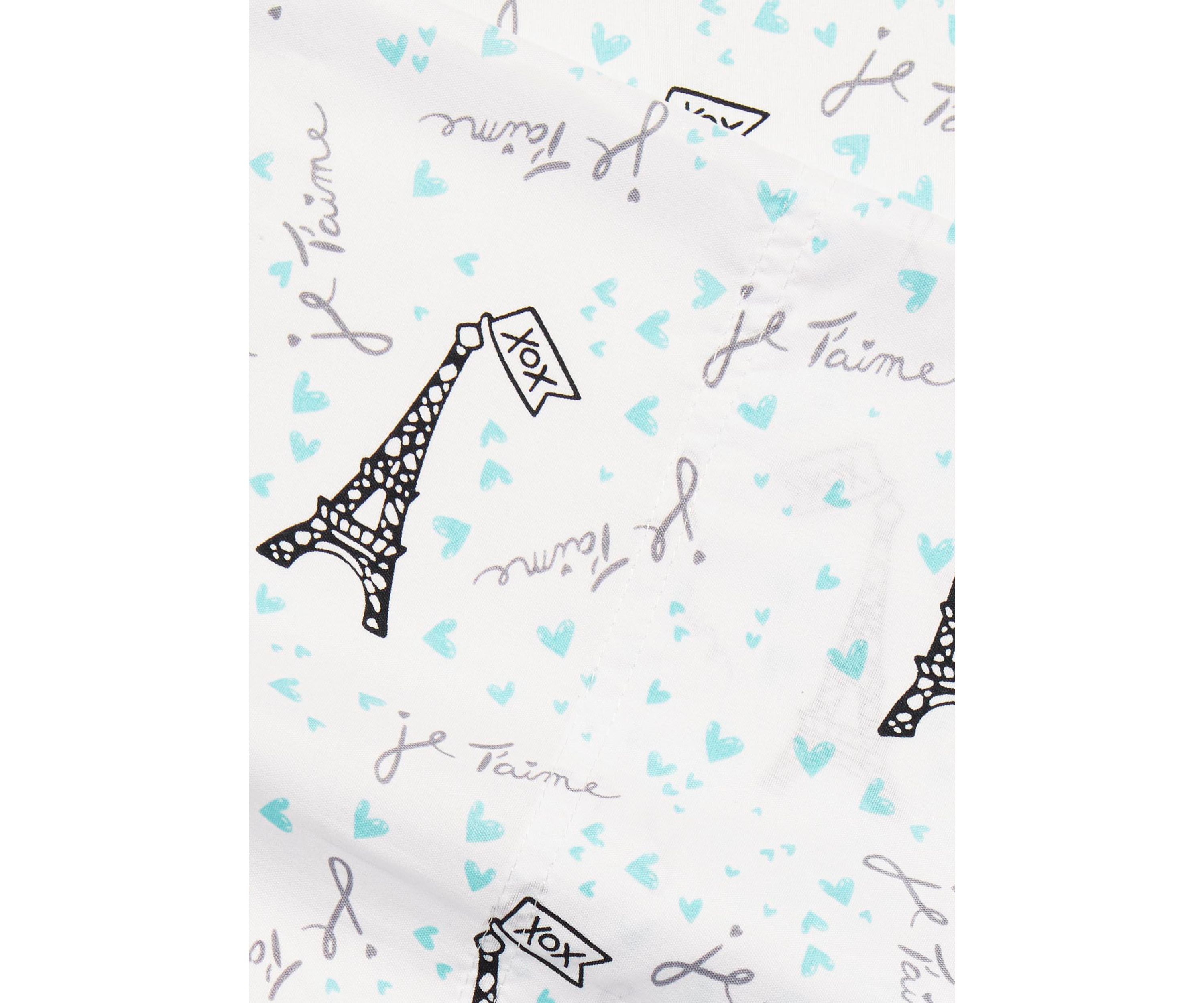 3 Piece Je Taime Paris Sheet Set