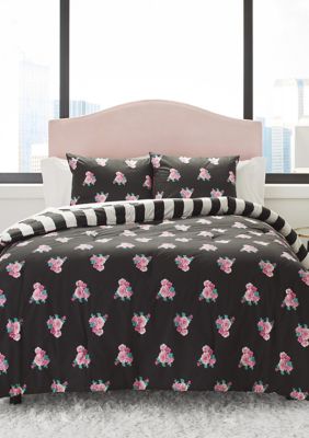 Betsey Johnson Romantic Roses Cotton Comforter Set Belk