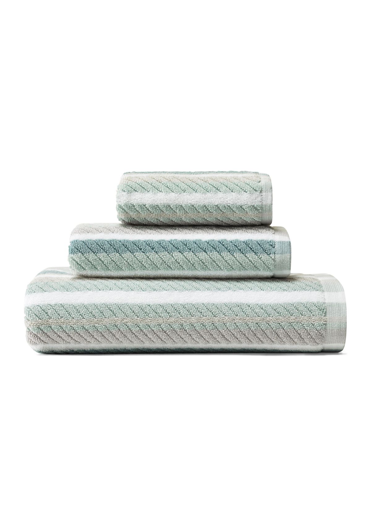 Ocean Bay Stripe Bath Towel Set