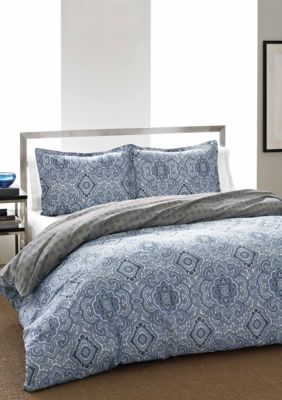 Milan Blue Twin Comforter Set