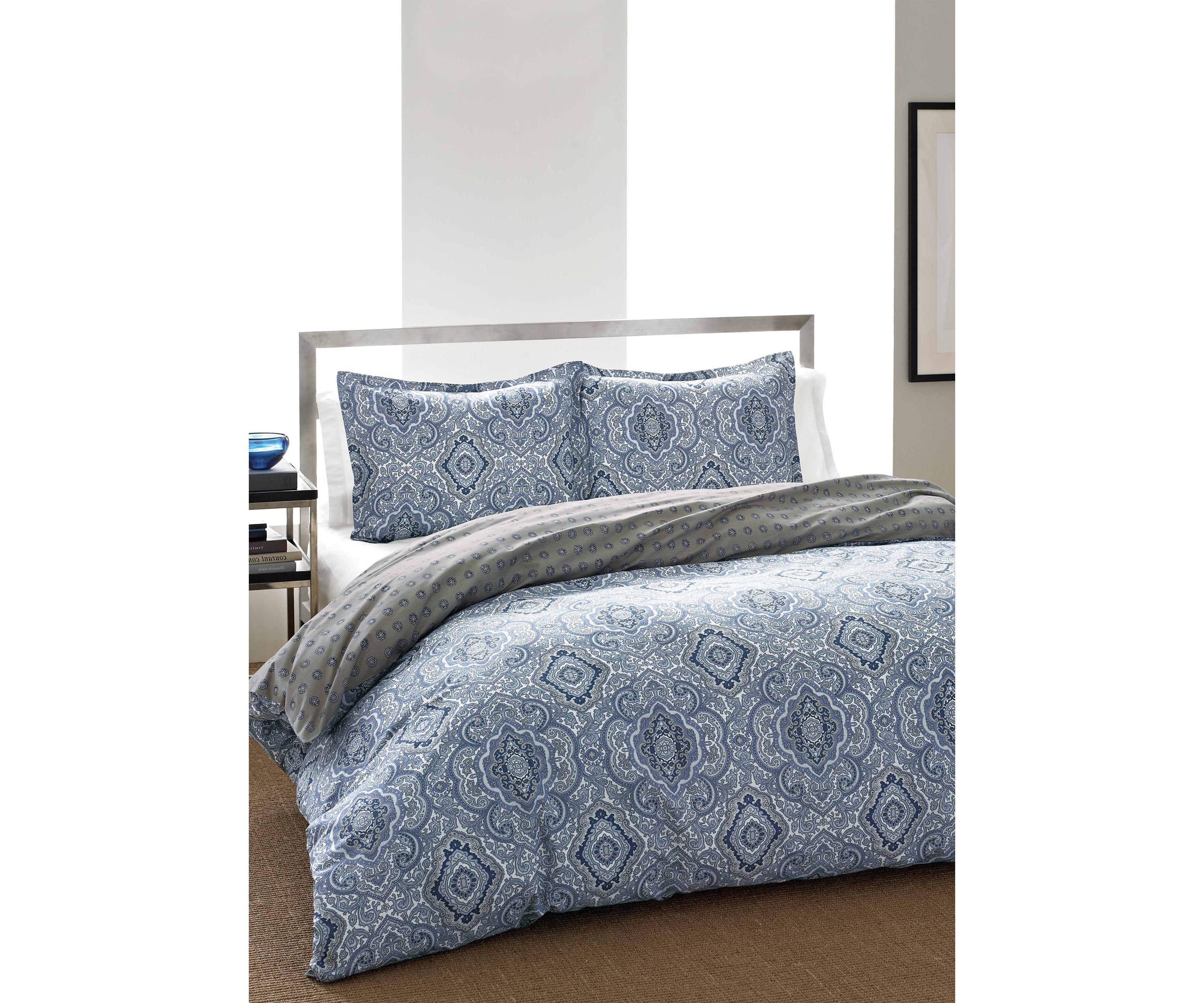 Milan Blue King Comforter Set