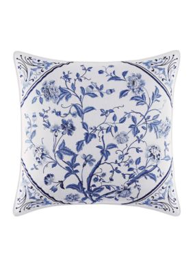 Charlotte Embroidered Square Pillow