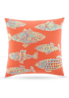 Batic Fish Decorative Pillow