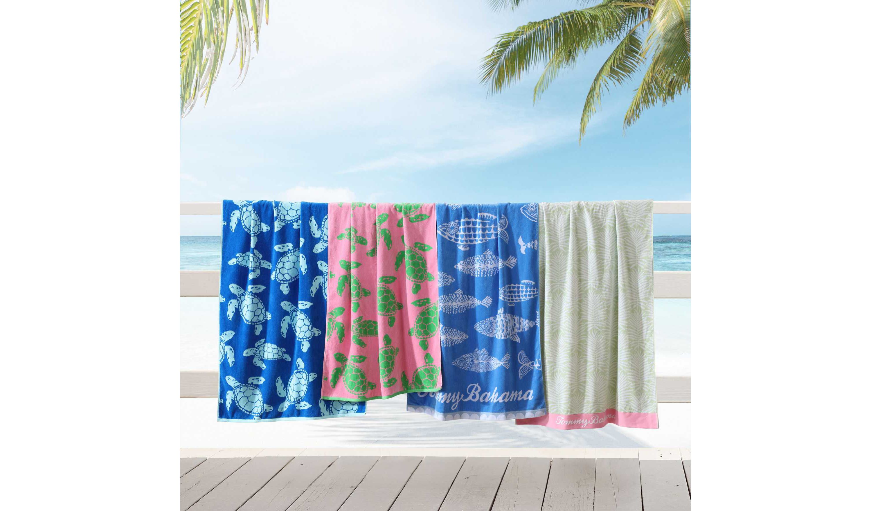 Fish/Turtle Beach Towel Set