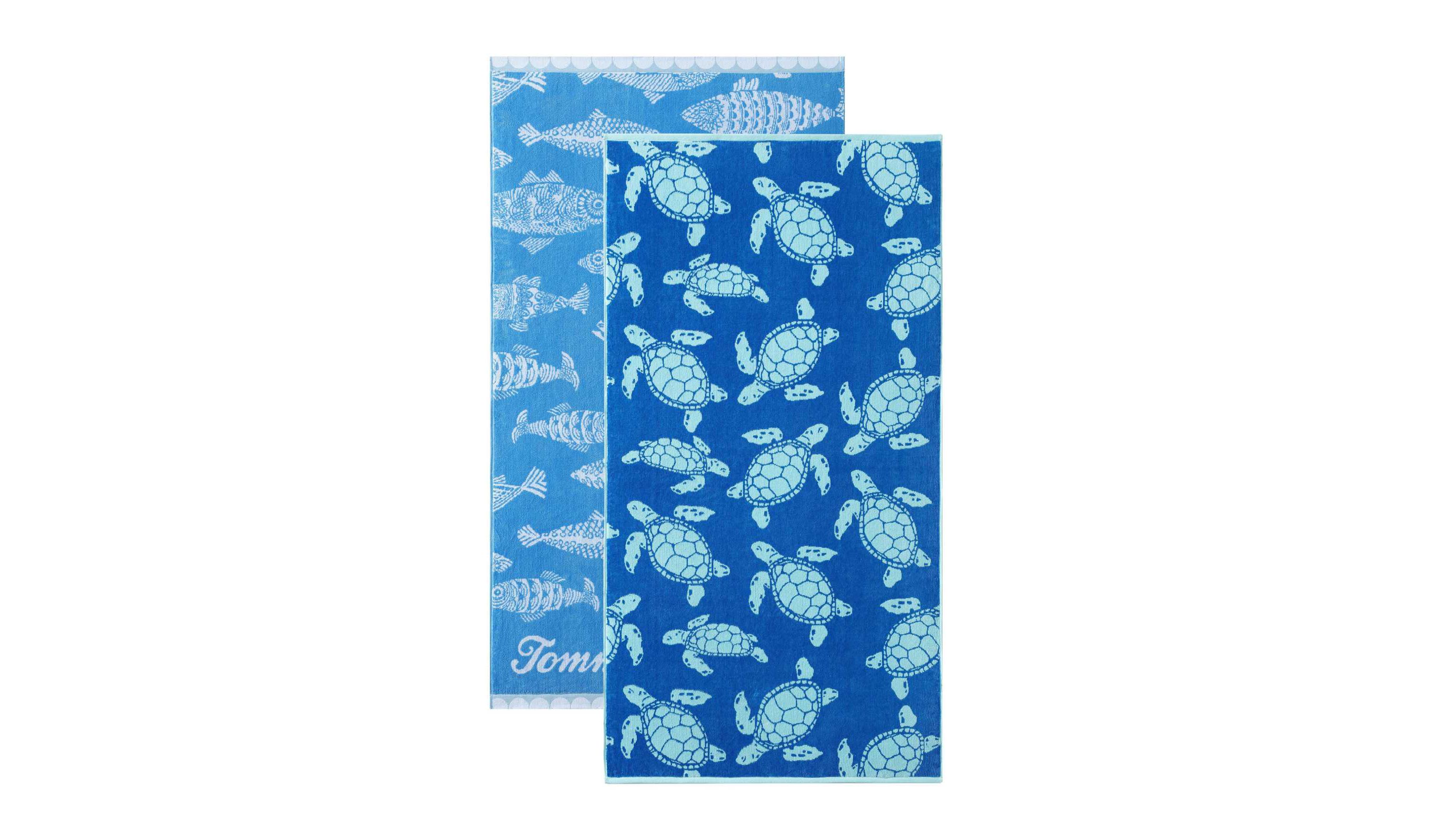 Fish/Turtle Beach Towel Set