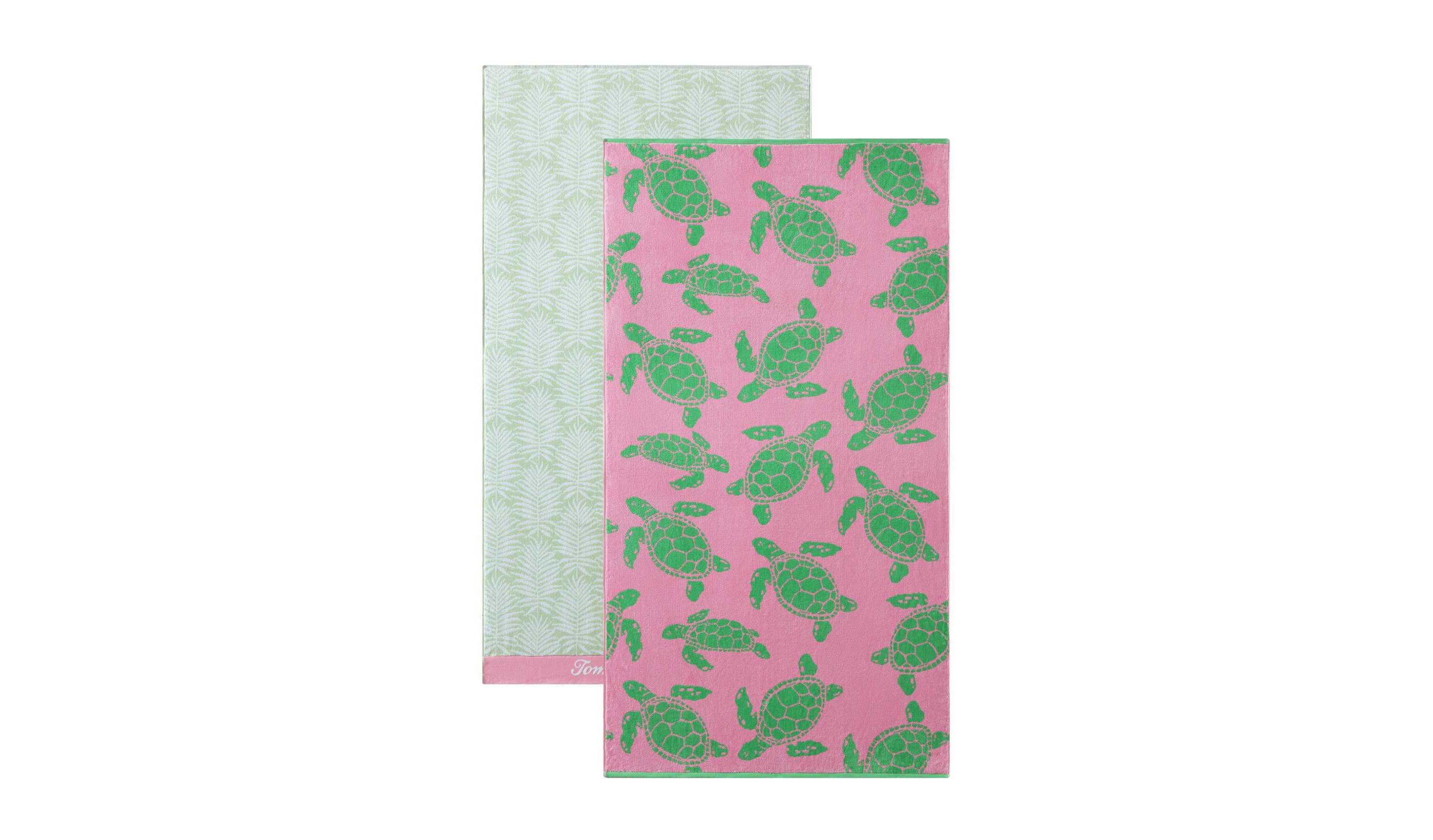 Linear Palms Beach Towel Set