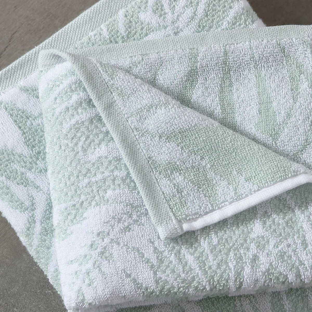Lago Palm Cotton Towel Set
