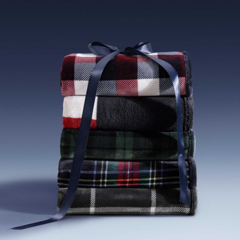Devon Tartan Microfiber Throw