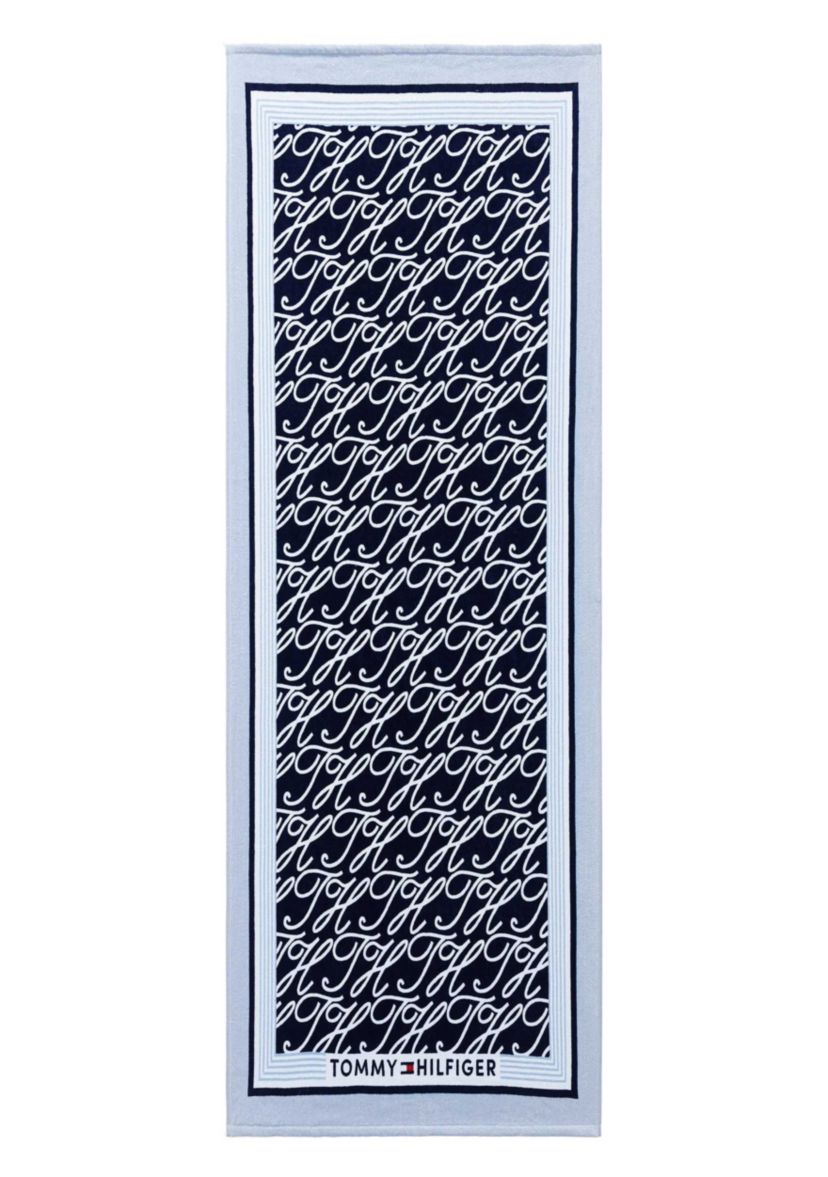 Tommy Hilfiger Monogram Cotton Beach Towel | Belk