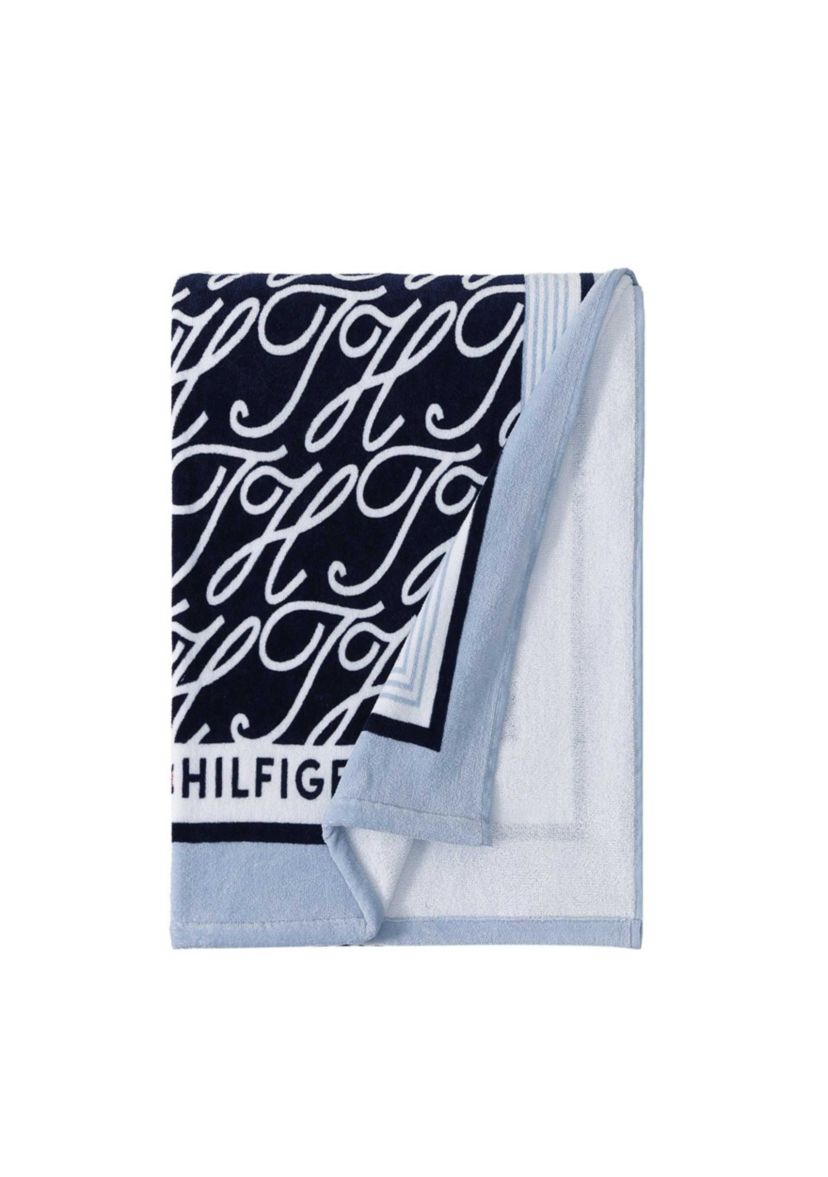 GOD ONLY KNOWS ☺︎︎︎︎SIGNATURELOGOBEACH TOWEL Tommy Hilfiger Monogram Cotton Beach Towel | Belk