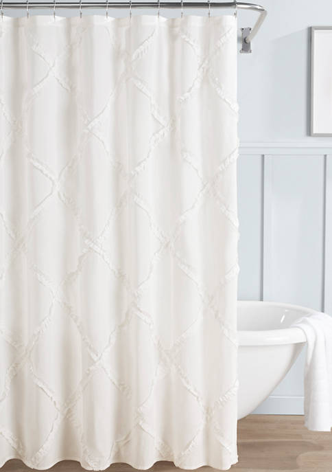 Laura Ashley Adelina Cotton Shower Curtain