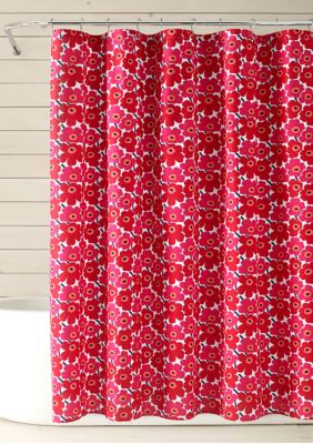 Marimekko Mini Unikko Cotton Shower Curtain | belk