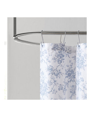 Laura Ashley Walled Garden Cotton, Laura Ashley Fabric Shower Curtain Liner