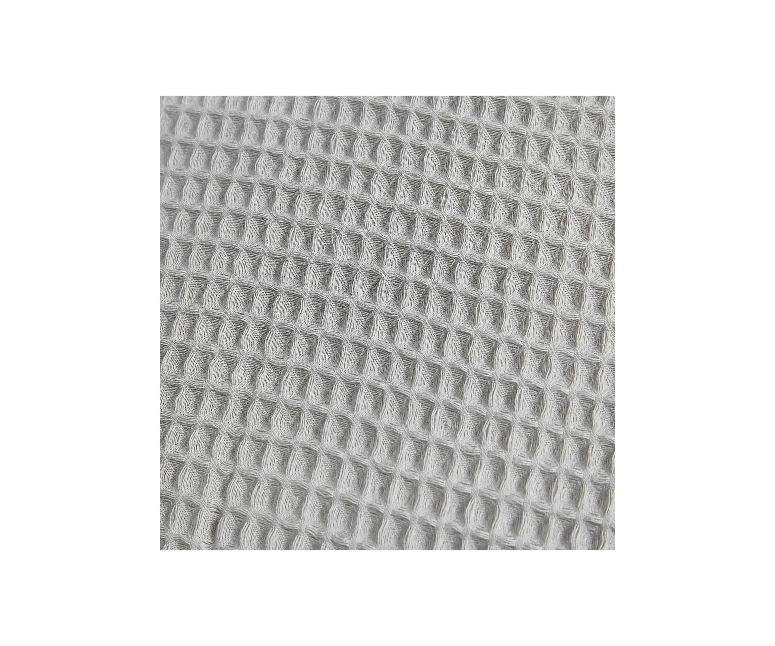 Marled Waffle Cotton Blend Shower Curtain