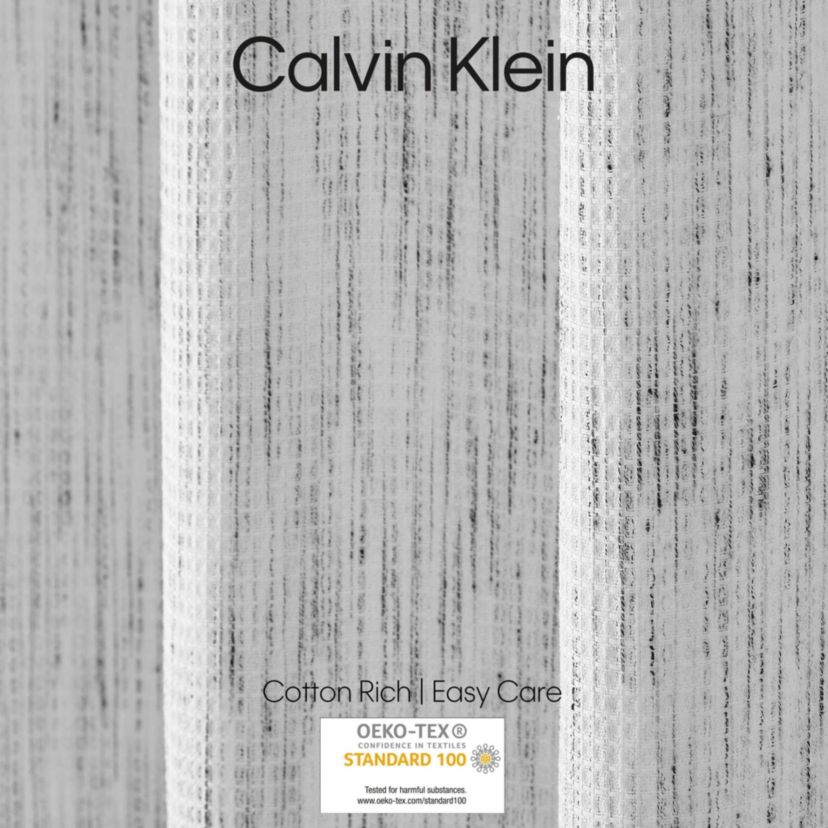 Speckled Waffle Shower Curtain