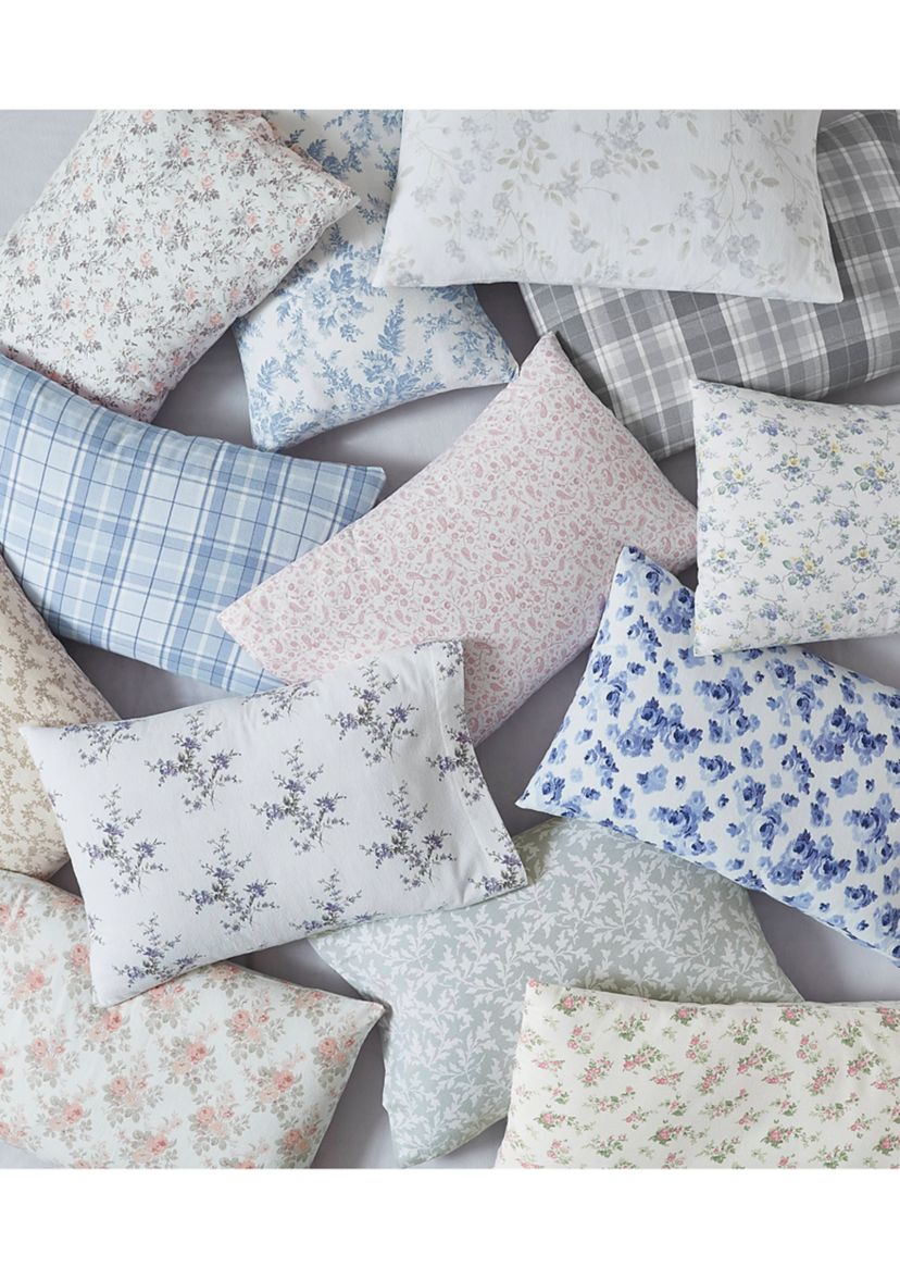 Crestwood 4-Piece Pastel Floral Flannel Sheet Set