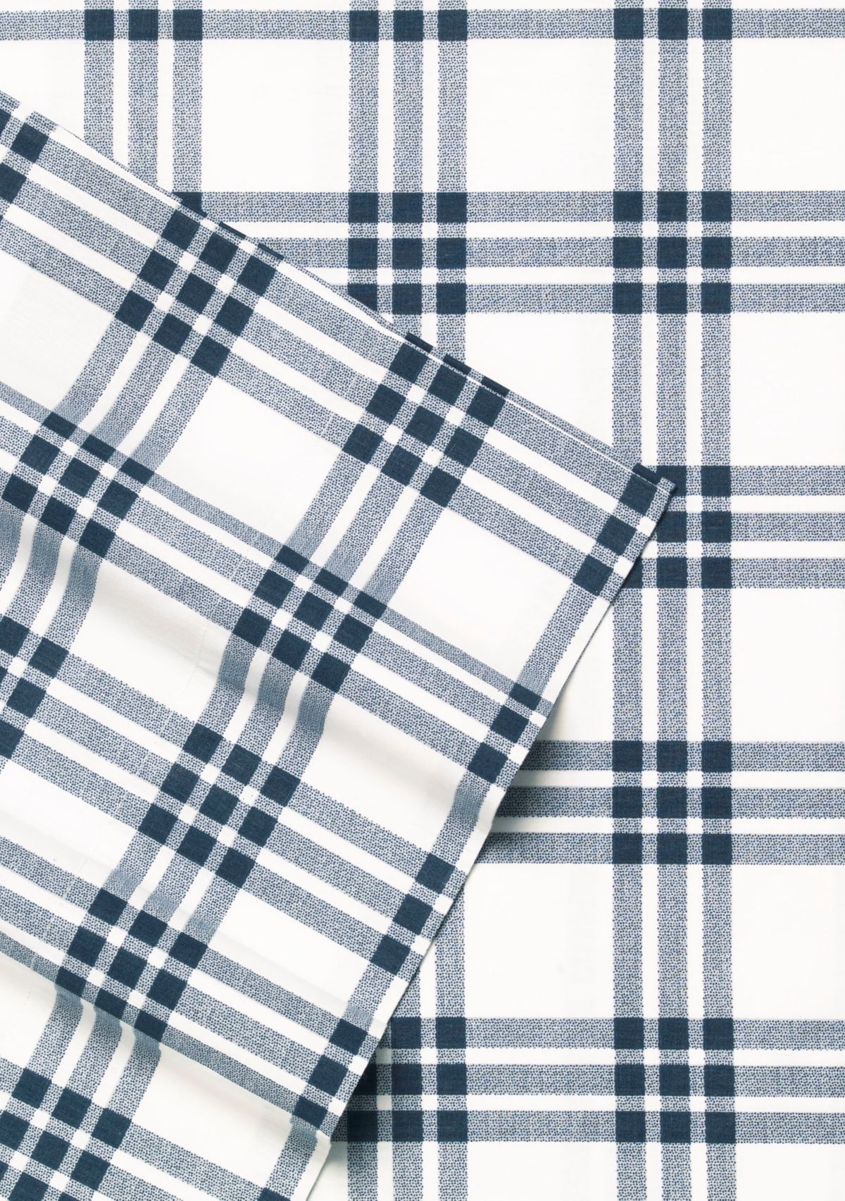 Basic Plaid Cotton Sheet Set